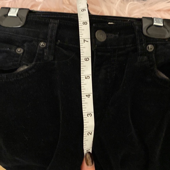 Rag & Bone skinny black mid rise corduroy jeans size 24 - Picture 4 of 4